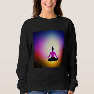 Sudadera Yoga Girl Female Sun Salutation Meditation Chakra 