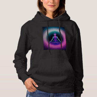 Sudadera Yoga Girl Female Sun Salutation Meditation Chakra 