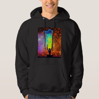 Sudadera Yoga Girl Female Sun Salutation Meditation Chakra 