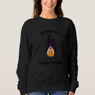 Sudadera Yoga Happy Budha Graphic Meditation Stress Apparel
