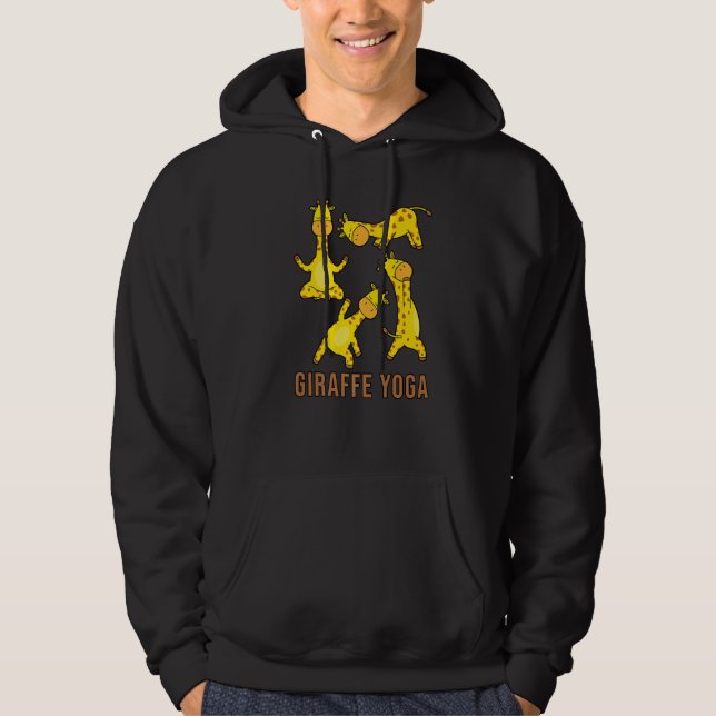 Sudadera Yoga Instructor Teacher Giraffe Giraffe Yoga (Anverso)