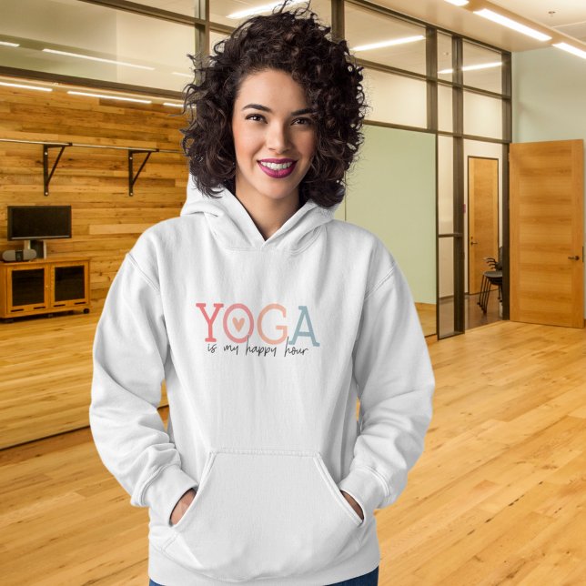 Sudadera Yoga is my Happy Hour Fun (Subido por el creador)