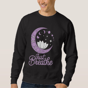 Sudadera Yoga Lotus Moon Phase Meditate Crescent Luna Gift