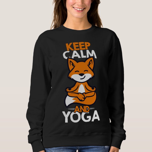 Sudadera Yoga Meditación Fox (Anverso)
