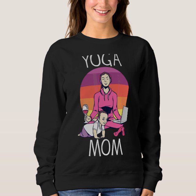 Sudadera Yoga Mom 1 (Anverso)