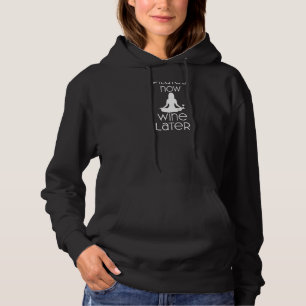 Sudadera Yoga Pilates Ahora Vino Más Tarde Raglan