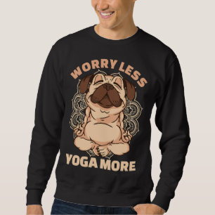 Sudadera Yoga Pug Gift