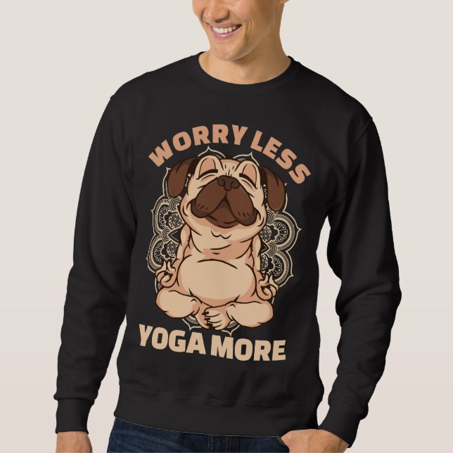 Sudadera Yoga Pug Gift (Anverso)