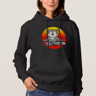 Sudadera Yoga Wolf Meditación Yoga Para Niños Y Padres
