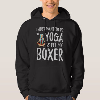 Sudadera Yoga y boxeador para divertida idea de regalo de m