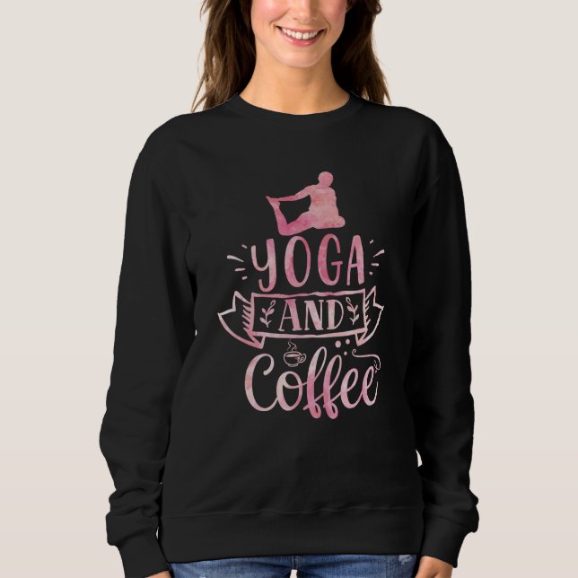 Sudadera Yoga y café (Anverso)