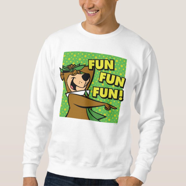 Sudadera Yogi Bear Fun Fun Fun (Anverso)
