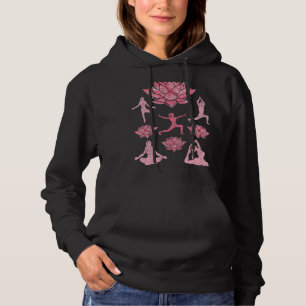 Sudadera Yogi Meditación espiritual Lotus Flores De Flor Yo