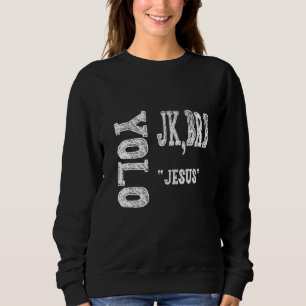 Sudadera Yolo Jk Brb Jesus Christian Católico