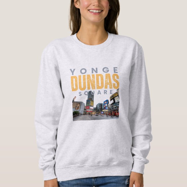 Sudadera Yonge-Dundas Square Toronto Icónico (Anverso)