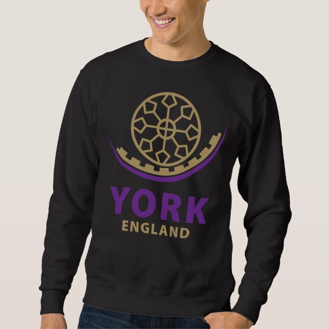 Sudadera York England United Kingdom (Anverso)