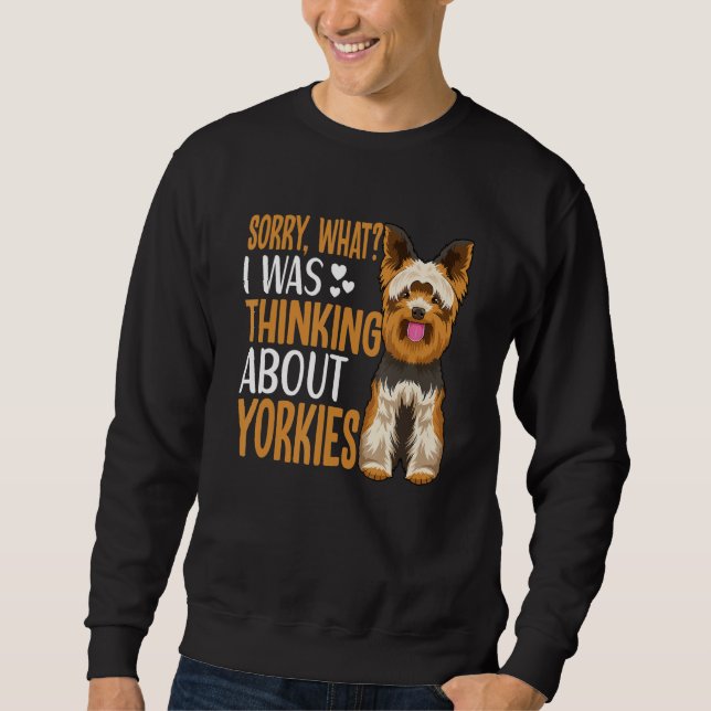 Sudadera Yorkie Dog Apparel For Yorkshire Terrier Owner (Anverso)