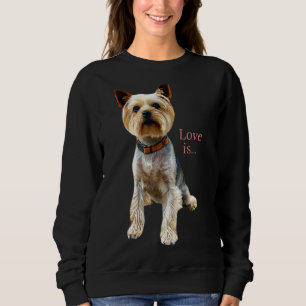 Sudadera Yorkshire Terrier Dog Yorkie Mom Dad Love Terrier