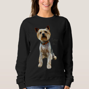 Sudadera Yorkshire Terrier Dog Yorkie Mom Dad Love Terrier