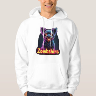 Sudadera Yorkshire Terrier Yorkie Perro Zombie Halloween Ov