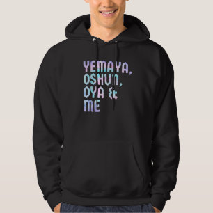 Sudadera Yoruba Orishas Yemaya Oshun Oya y yo