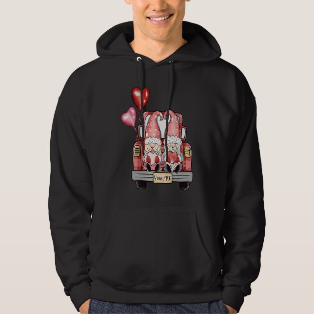 Sudadera You and Me Gnomes Matching Valentine's Day Couples (Anverso)