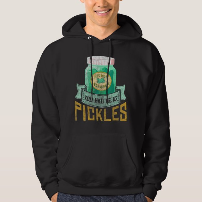 Sudadera You had me a pickles  Pickle  Cornichons (Anverso)