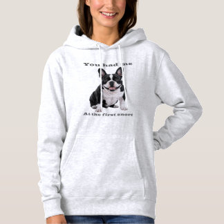Sudadera You Had Me at the First Snort – French Bulldog Wom