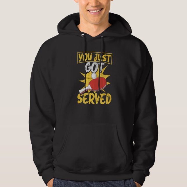Sudadera You Just Got Served Table Tennis Player Premium (Anverso)