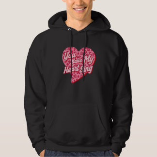 Sudadera You Make My Heart Sing Western Leopard Valentine's