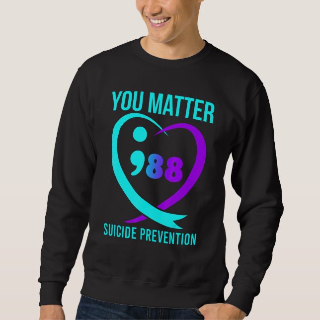 Sudadera You Matter 988 Suicide Prevention Awareness (Anverso)