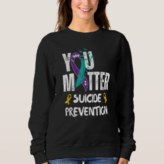 Sudadera You Matter 988 Suicide Prevention Awareness Ribbon