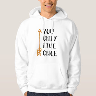 Sudadera You Only Live Once – YOLO Arrow Design for T-Shirt