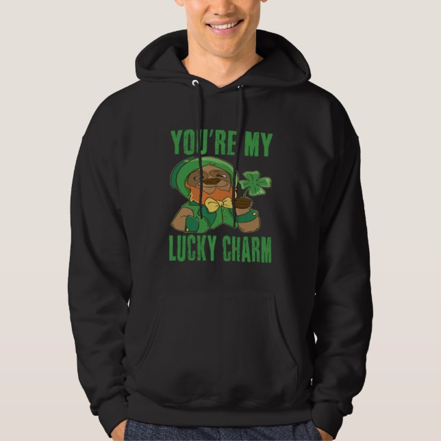 Sudadera You re my luck charm Sloth Happy St Patricks Day (Anverso)