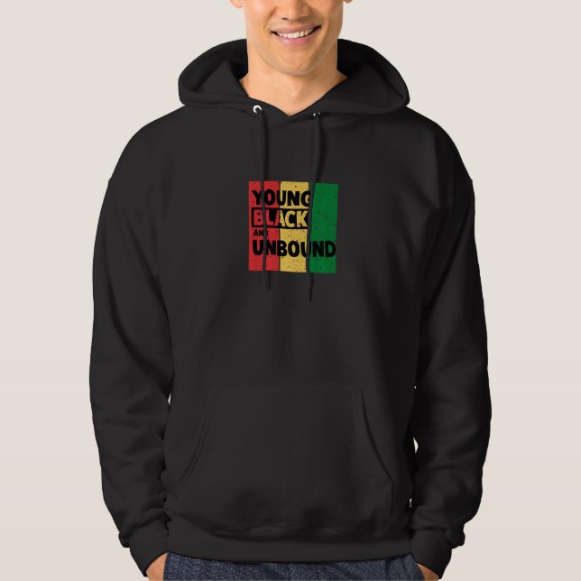 Sudadera Young Black And Unbound (Anverso)