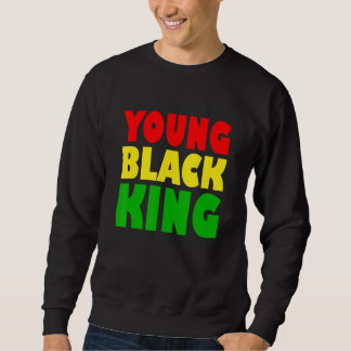 Sudadera Young Black King  Afro American Black Heritage Afr