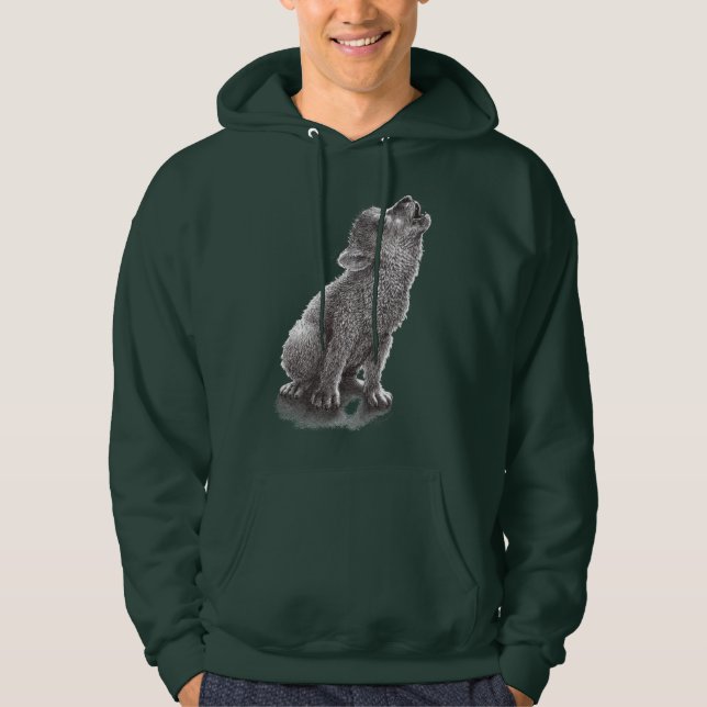 Sudadera Young Howling Wolf - Dibujo (Anverso)