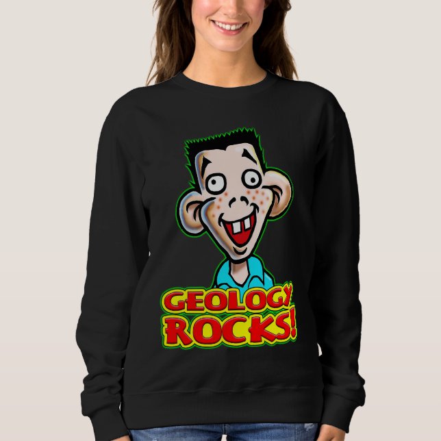Sudadera Young Student Dicky Dingus Says Geology Rocks (Anverso)