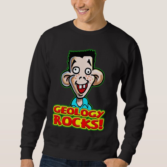 Sudadera Young Student Dicky Dingus Says Geology Rocks (Anverso)