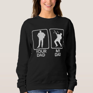 Sudadera Your Dad VS Mine Guitar Father Meme