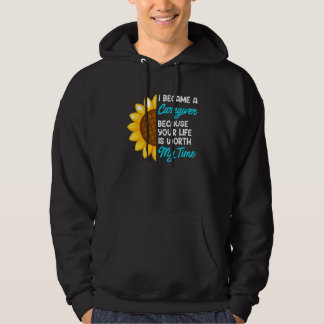 Sudadera Your life is worth my time nurse caregiver 1