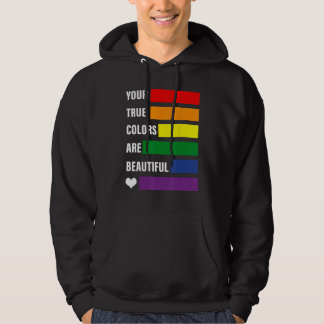 Sudadera Your true colors are beautiful pride month lgbtq s