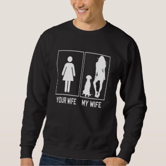 Sudadera Your Wife My Wife Dalmatian   For Husband