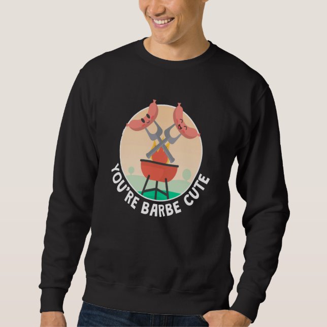 Sudadera Youre Barbe Cute Smoker Grill Barbecue Meat Grilli (Anverso)