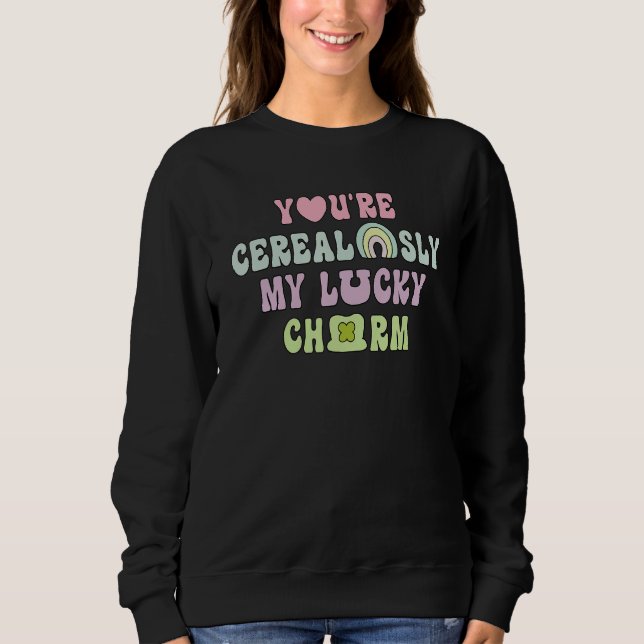 Sudadera You're Cerealsly My Lucky Feeling Lucky Vibes St.P (Anverso)