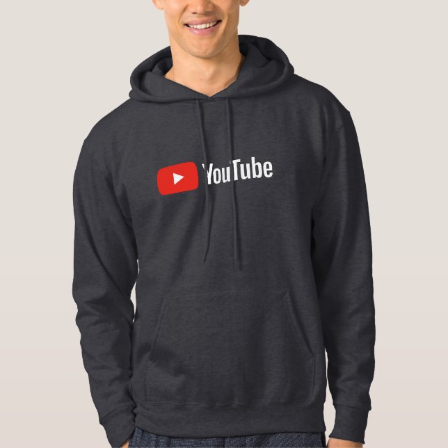 Sudadera YouTube-Inspired Logo T-Shirt for Video Fans (Anverso)