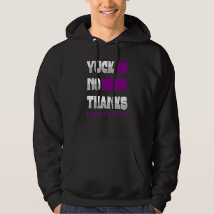 Sudadera Yuge No Gracias Símbolo De Ace Estética Del Orgull