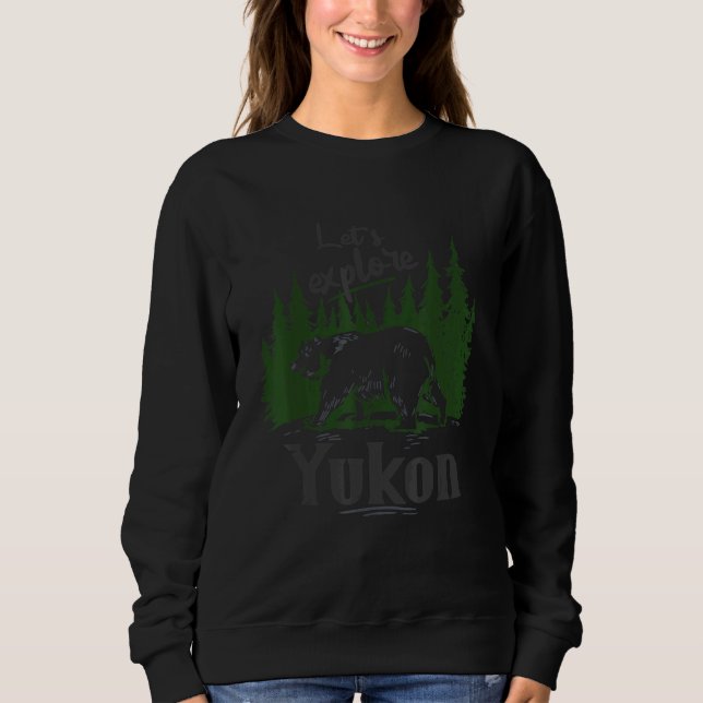 Sudadera Yukon Canada Fan Souvenier Y Vacation Canada Yuk (Anverso)