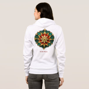 Sudadera Yuletide Opulence: Hilos de oro de Navidades