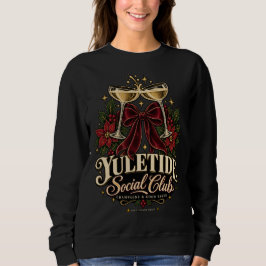 Sudadera Yuletide Social Club Champagne Christmas Sweatshir